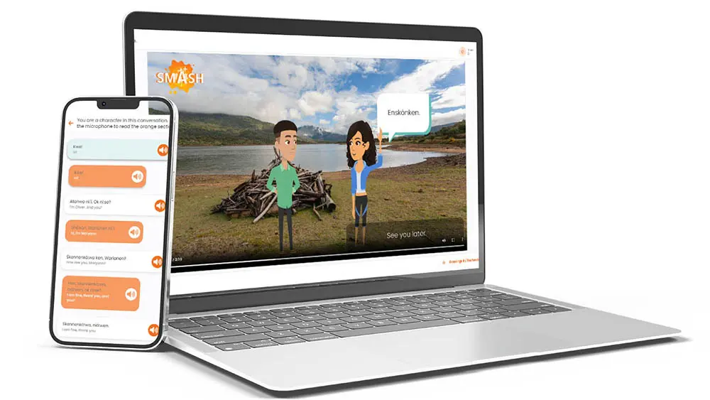 Language Learning on Mobile and PC